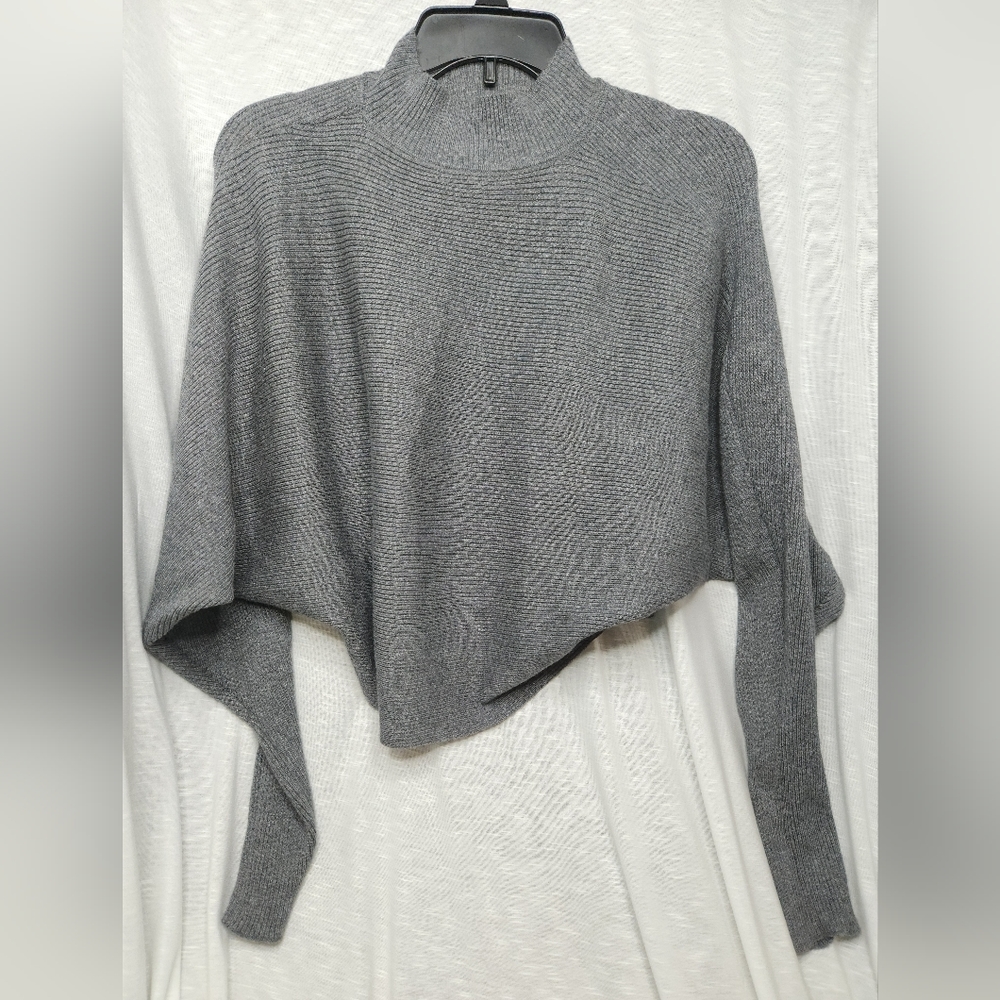 Zara Knit Grey Small Turtleneck Soft Sweater